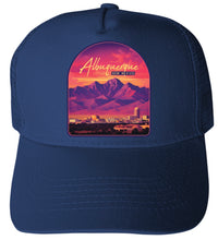 Load image into Gallery viewer, Albuquerque New Mexico Design B Unisex Mesh Back Trucker Hat with Adjustable Snapback

