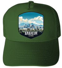 Load image into Gallery viewer, Anaheim California Design A Unisex Mesh Back Trucker Hat with Adjustable Snapback
