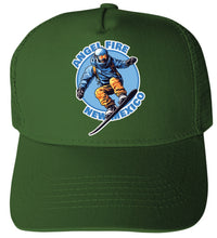 Load image into Gallery viewer, Angel Fire New Mexico Design B Unisex Mesh Back Trucker Hat with Adjustable Snapback
