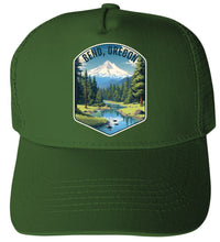 Load image into Gallery viewer, Bend Oregon Design B Unisex Mesh Back Trucker Hat with Adjustable Snapback
