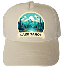 Load image into Gallery viewer, Lake Tahoe Design A  Unisex Mesh Back Trucker Hat with Adjustable Snapback
