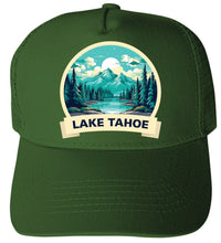 Load image into Gallery viewer, Lake Tahoe Design A  Unisex Mesh Back Trucker Hat with Adjustable Snapback
