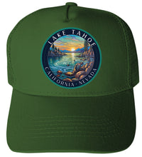 Load image into Gallery viewer, Lake Tahoe Design C  Unisex Mesh Back Trucker Hat with Adjustable Snapback
