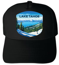 Load image into Gallery viewer, Lake Tahoe Design D  Unisex Mesh Back Trucker Hat with Adjustable Snapback
