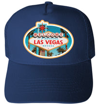 Load image into Gallery viewer, Las Vegas Nevada Design B  Unisex Mesh Back Trucker Hat with Adjustable Snapback
