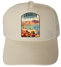 Load image into Gallery viewer, Laughlin Nevada Design B  Unisex Mesh Back Trucker Hat with Adjustable Snapback
