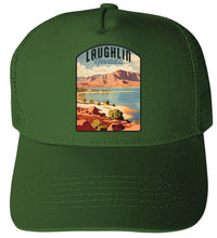 Load image into Gallery viewer, Laughlin Nevada Design B  Unisex Mesh Back Trucker Hat with Adjustable Snapback
