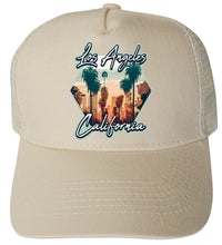 Load image into Gallery viewer, Los Angeles California Design B  Unisex Mesh Back Trucker Hat with Adjustable Snapback
