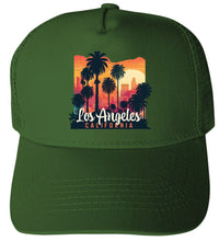 Load image into Gallery viewer, Los Angeles California Design D  Unisex Mesh Back Trucker Hat with Adjustable Snapback
