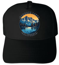 Load image into Gallery viewer, Mammoth Lakes California Design B  Unisex Mesh Back Trucker Hat with Adjustable Snapback
