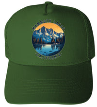 Load image into Gallery viewer, Mammoth Lakes California Design B  Unisex Mesh Back Trucker Hat with Adjustable Snapback
