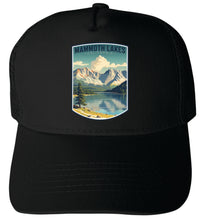 Load image into Gallery viewer, Mammoth Lakes California Design C  Unisex Mesh Back Trucker Hat with Adjustable Snapback
