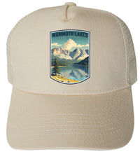 Load image into Gallery viewer, Mammoth Lakes California Design C  Unisex Mesh Back Trucker Hat with Adjustable Snapback
