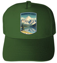 Load image into Gallery viewer, Mammoth Lakes California Design C  Unisex Mesh Back Trucker Hat with Adjustable Snapback
