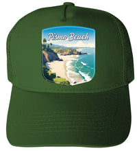 Load image into Gallery viewer, Pismo Beach California Shoreline Design  Unisex Mesh Back Trucker Hat with Adjustable Snapback
