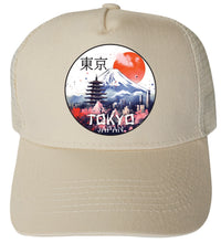 Load image into Gallery viewer, Tokyo Japan Design B Unisex Mesh Back Trucker Hat with Adjustable Snapback
