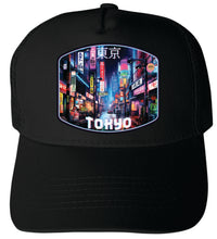Load image into Gallery viewer, Tokyo Japan Design C Unisex Mesh Back Trucker Hat with Adjustable Snapback
