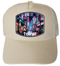 Load image into Gallery viewer, Tokyo Japan Design C Unisex Mesh Back Trucker Hat with Adjustable Snapback
