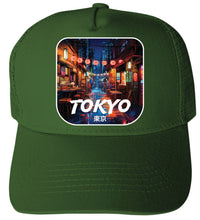 Load image into Gallery viewer, Tokyo Japan Design D Unisex Mesh Back Trucker Hat with Adjustable Snapback
