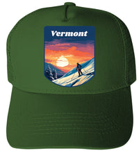 Load image into Gallery viewer, Vermont Design B Green Unisex Mesh Back Trucker Hat with Adjustable Snapback 2-Pack

