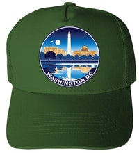 Load image into Gallery viewer, Washington DC Design A Unisex Mesh Back Trucker Hat with Adjustable Snapback
