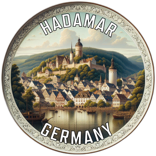 Hadamar Germany Souvenir Die Cut Flat Magnet 2-Inch