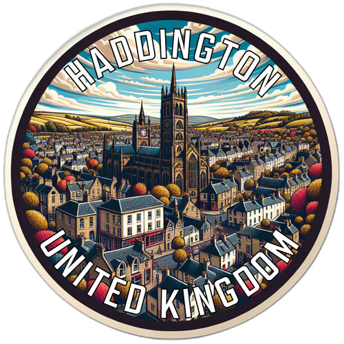 Haddington United Kingdom Souvenir Die Cut Flat Magnet 2-Inch