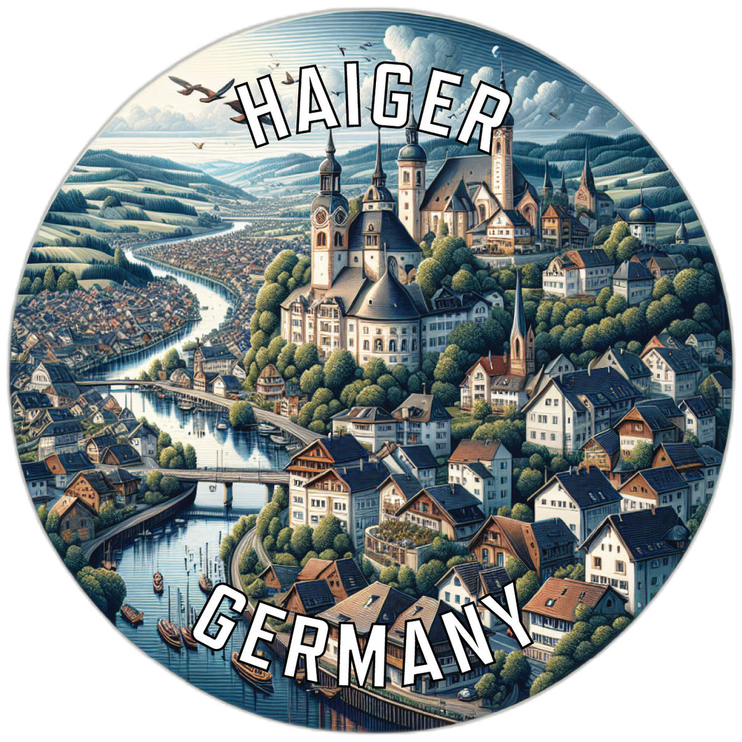 Haiger Germany Souvenir Die Cut Flat Magnet 2-Inch