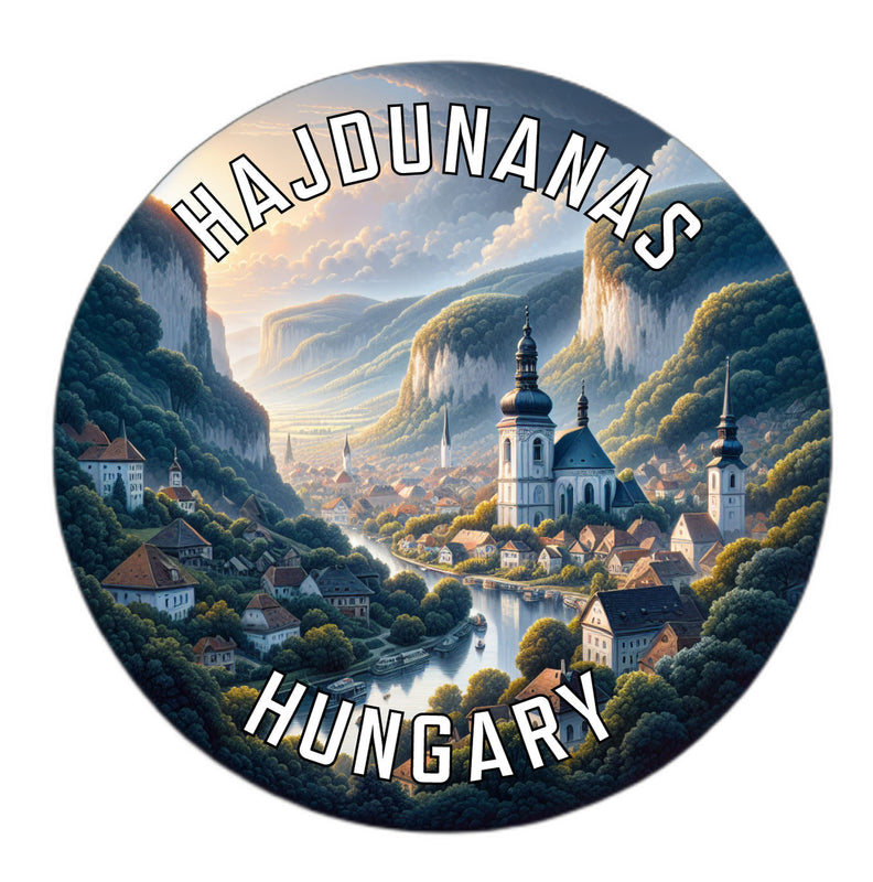 Hajdunanas Hungary Souvenir Vinyl Decal Sticker 2-Inch