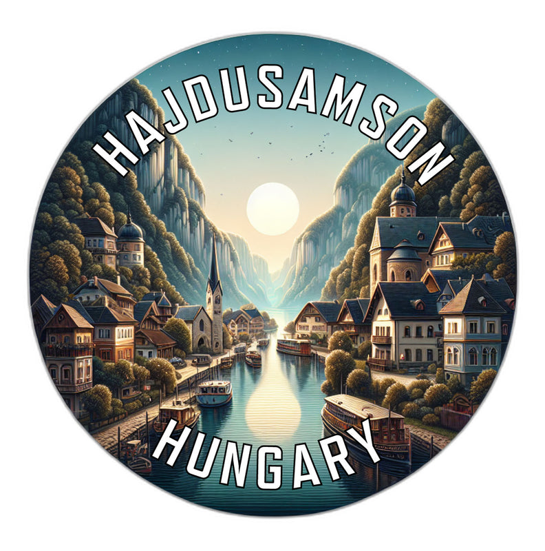 Hajdusamson Hungary Souvenir Vinyl Decal Sticker 6-Inch