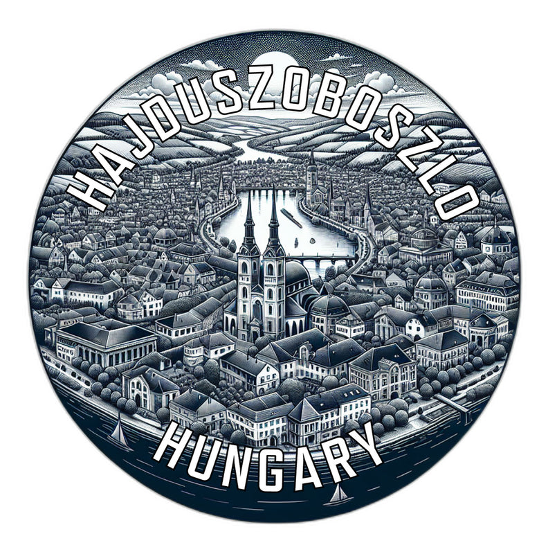 Hajduszoboszlo Hungary Souvenir Die Cut Flat Magnet 2-Inch