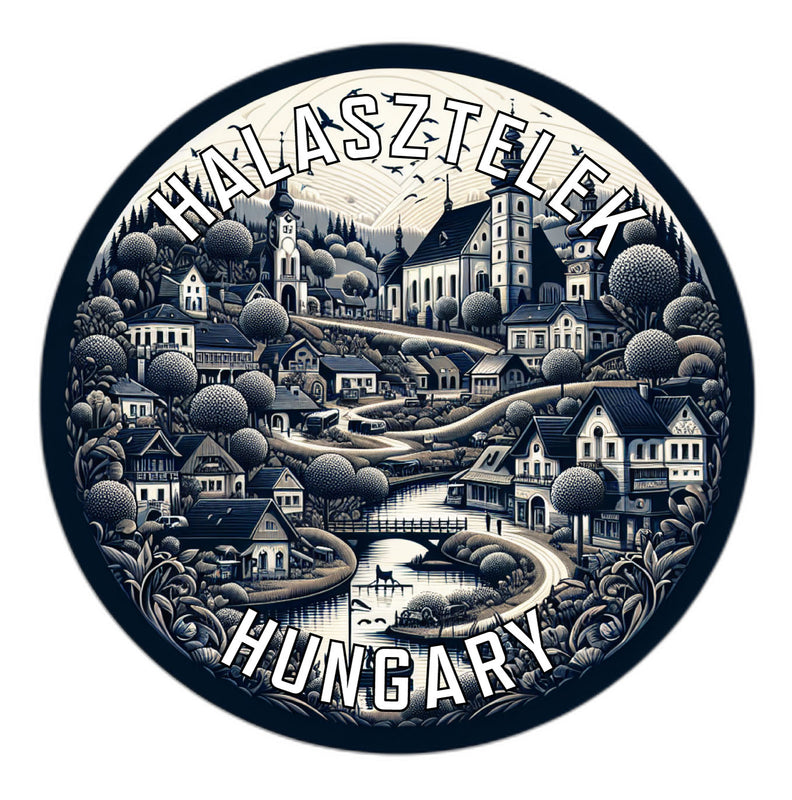 Halasztelek Hungary Souvenir Vinyl Decal Sticker 2-Inch