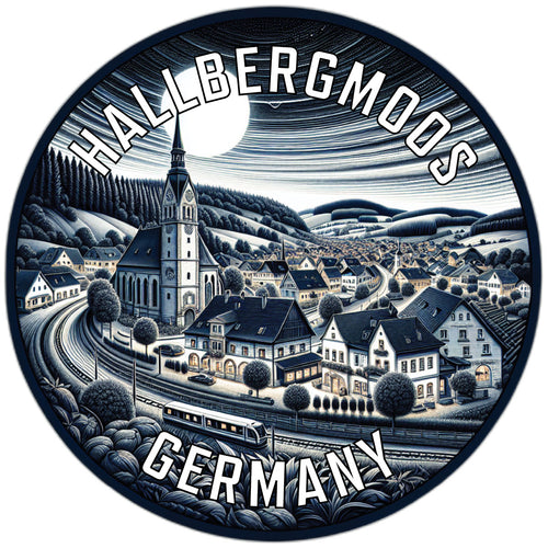 Hallbergmoos Germany Souvenir Die Cut Flat Magnet 2-Inch