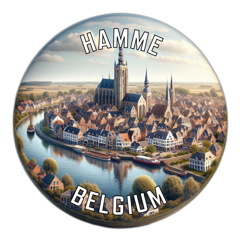 Hamme Belgium Souvenir Vinyl Decal Sticker 2-Inch
