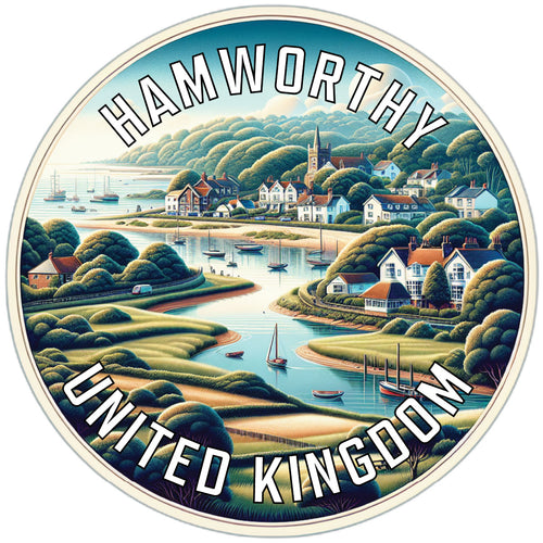Hamworthy United Kingdom Souvenir Die Cut Flat Magnet 2-Inch