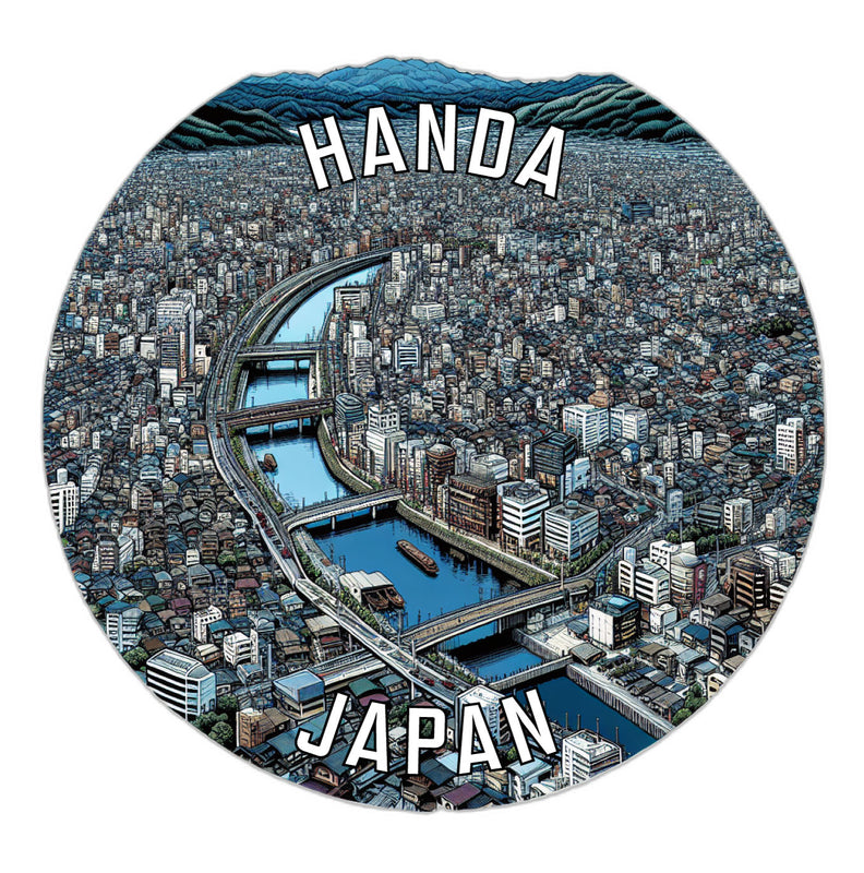 Handa Japan Souvenir Vinyl Decal Sticker 2-Inch