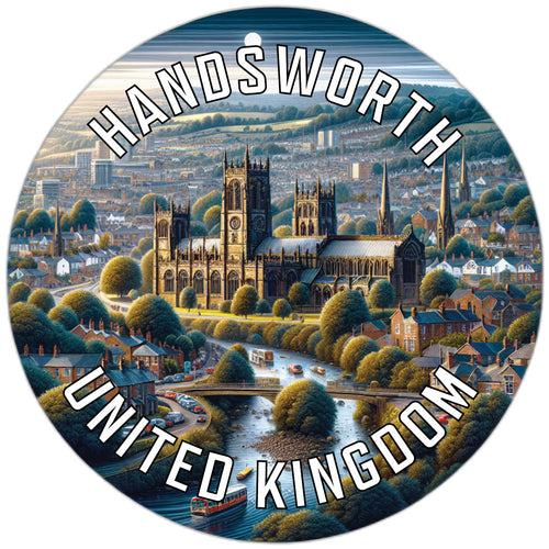Handsworth United Kingdom Souvenir Die Cut Flat Magnet 2-Inch