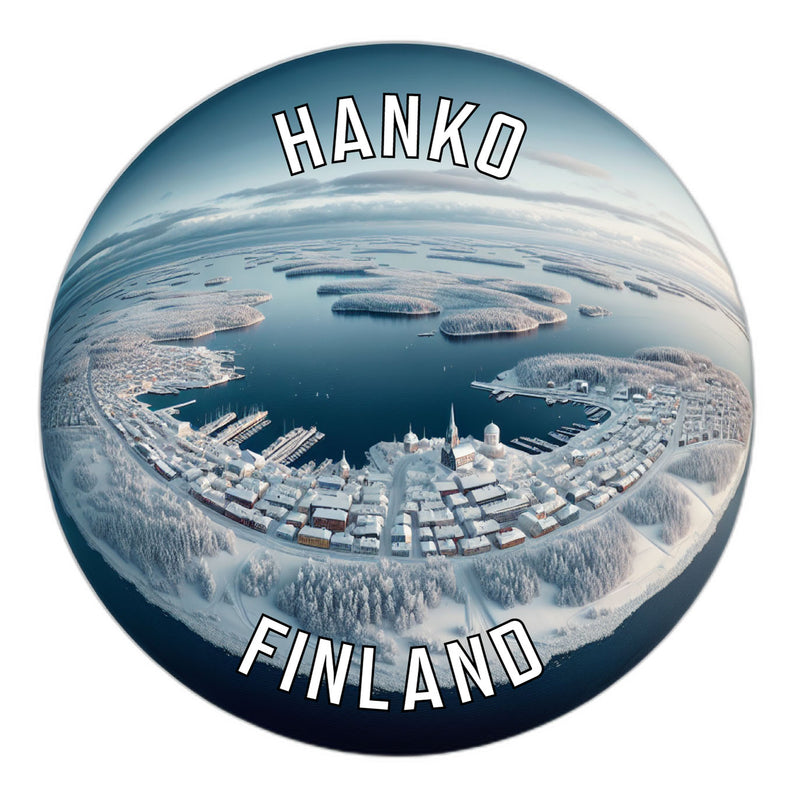 Hanko Finland Souvenir Die Cut Flat Magnet 2-Inch