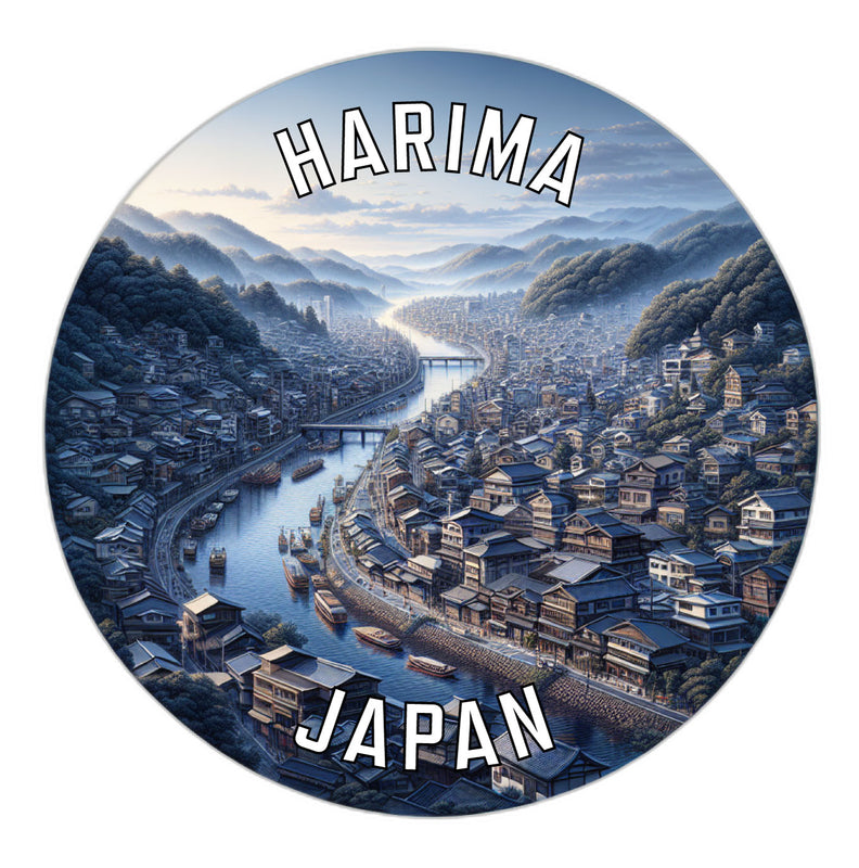 Harima Japan Souvenir Die Cut Flat Magnet 2-Inch