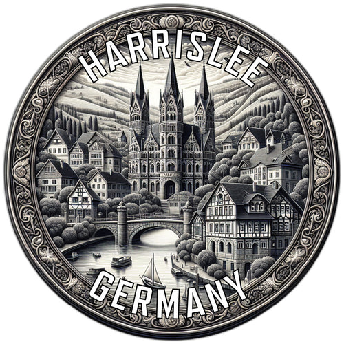 Harrislee Germany Souvenir Die Cut Flat Magnet 2-Inch
