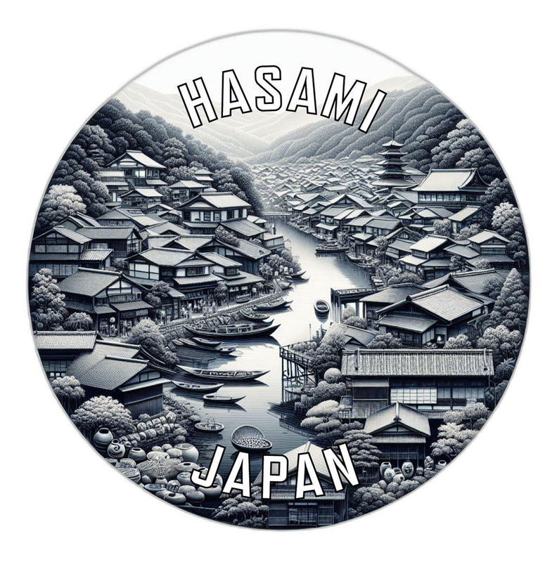 Hasami Japan Souvenir Die Cut Flat Magnet 2-Inch