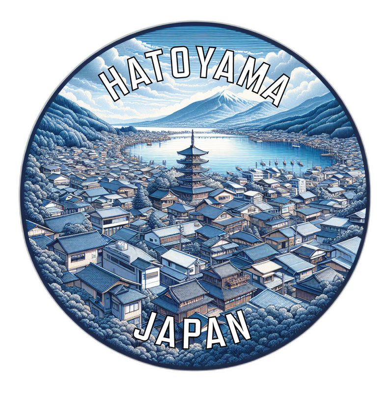 Hatoyama Japan Souvenir Vinyl Decal Sticker 6-Inch