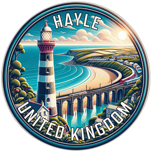 Hayle United Kingdom Souvenir Die Cut Flat Magnet 2-Inch