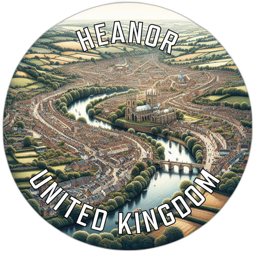 Heanor United Kingdom Souvenir Die Cut Flat Magnet 2-Inch
