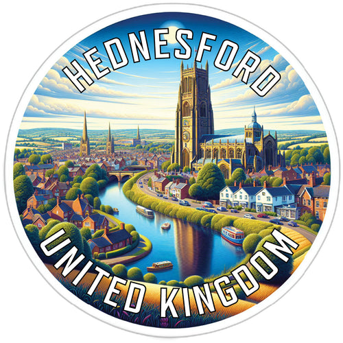 Hednesford United Kingdom Souvenir Die Cut Flat Magnet 6-Inch