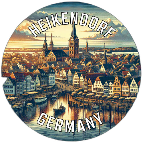 Heikendorf Germany Souvenir Die Cut Flat Magnet 2-Inch