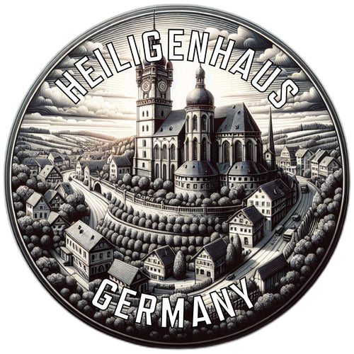 Heiligenhaus Germany Souvenir Die Cut Flat Magnet 2-Inch