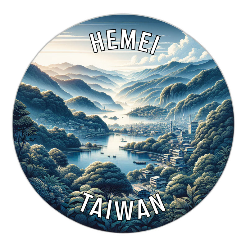Hemei Taiwan Souvenir Vinyl Decal Sticker 6-Inch