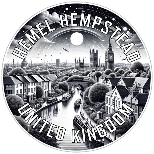 Hemel Hempstead United Kingdom Souvenir Die Cut Flat Magnet 2-Inch