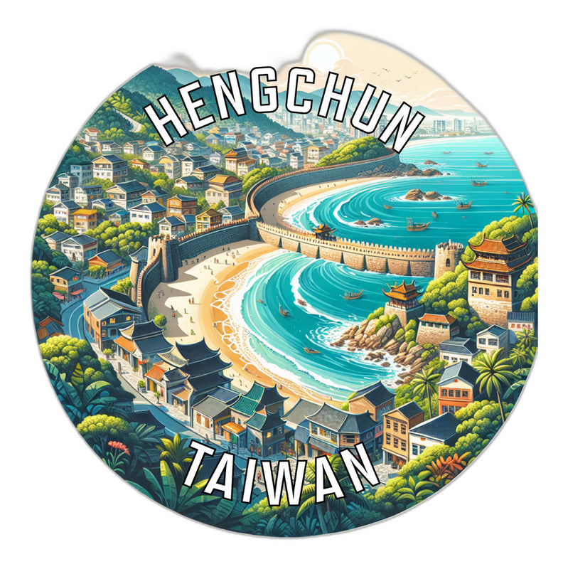 Hengchun Taiwan Souvenir Vinyl Decal Sticker 2-Inch